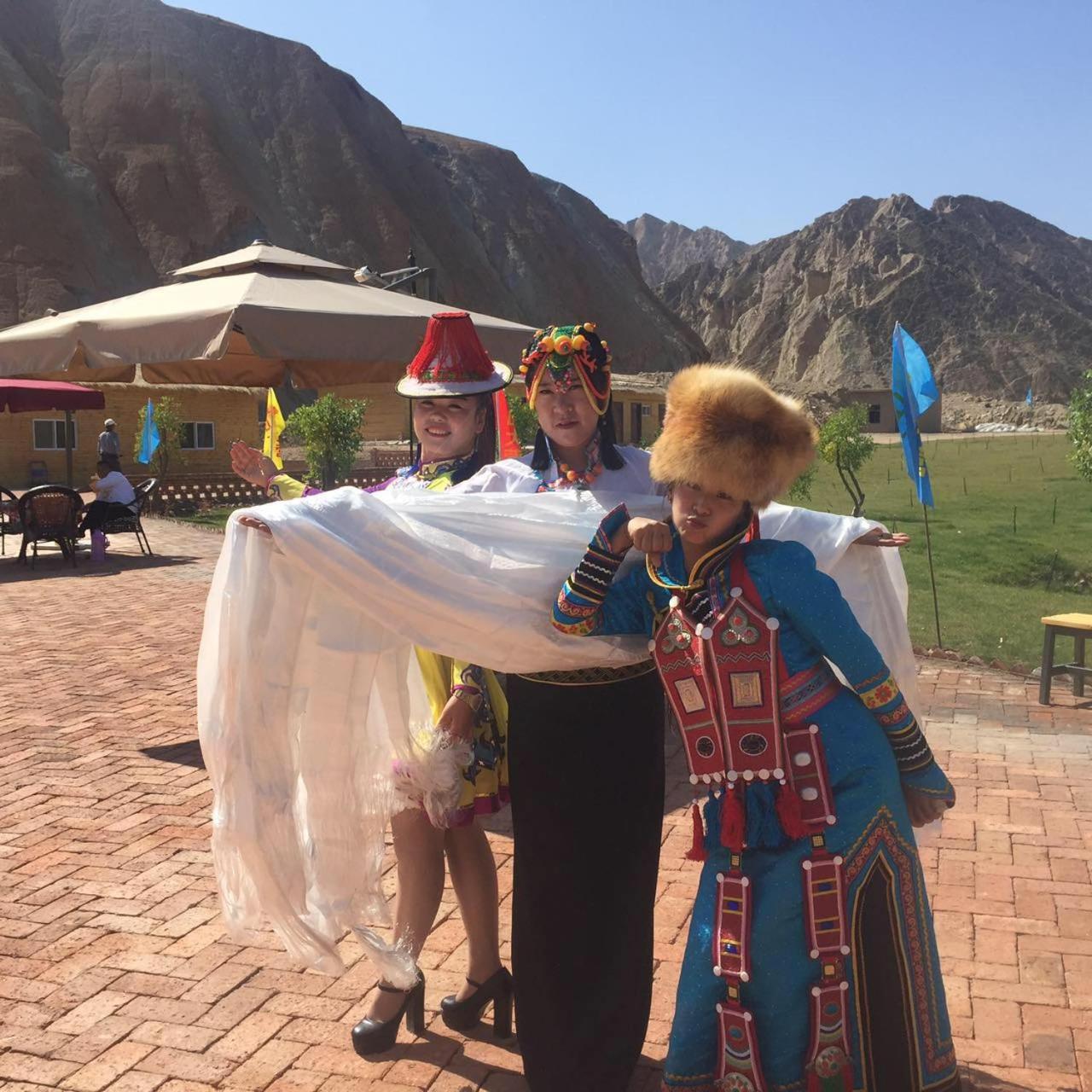 Kaoshan Tent Zhangye Buitenkant foto