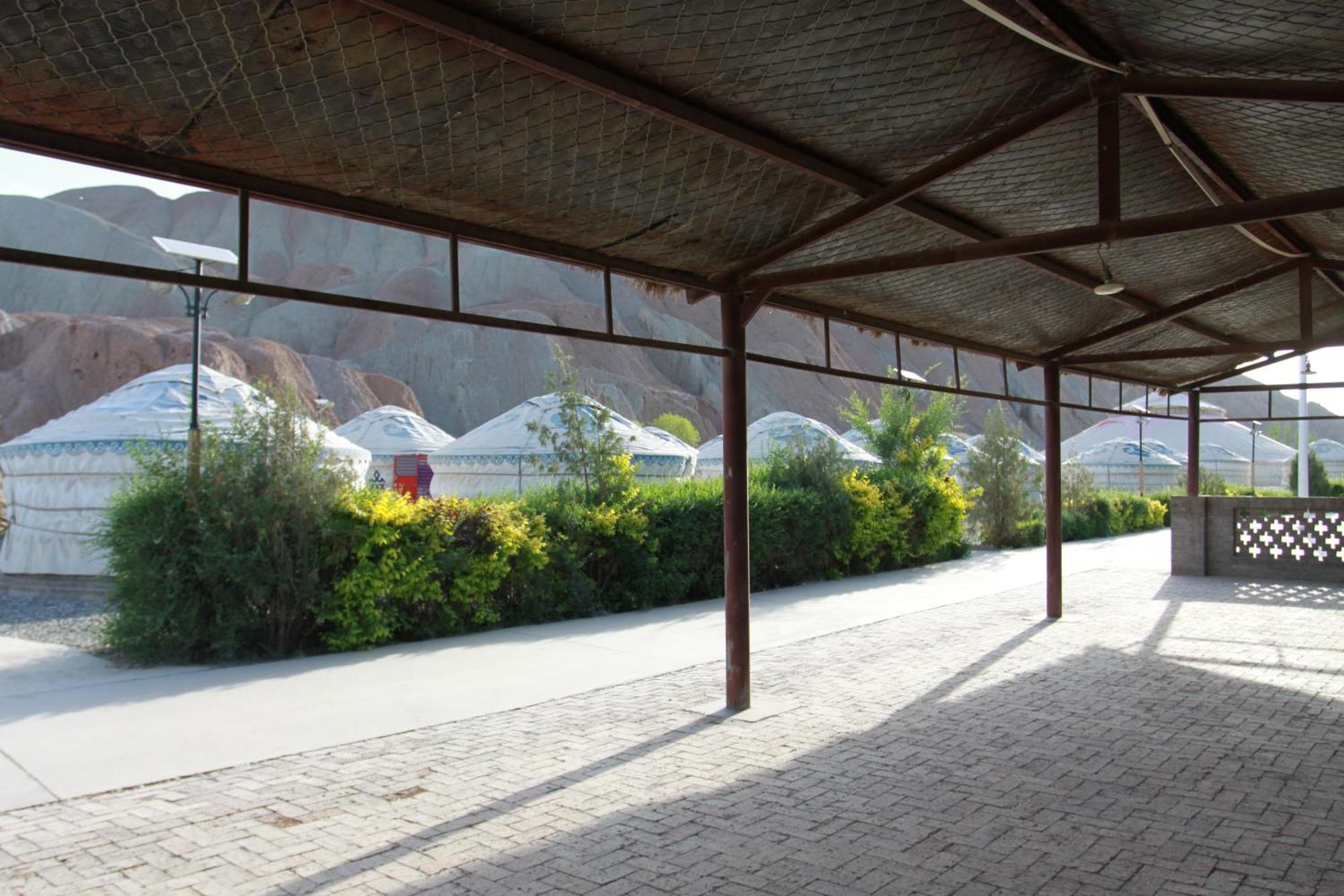 Kaoshan Tent Zhangye Buitenkant foto