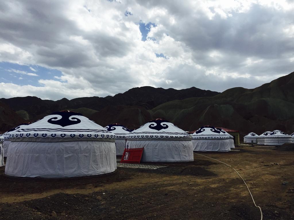 Kaoshan Tent Zhangye Buitenkant foto