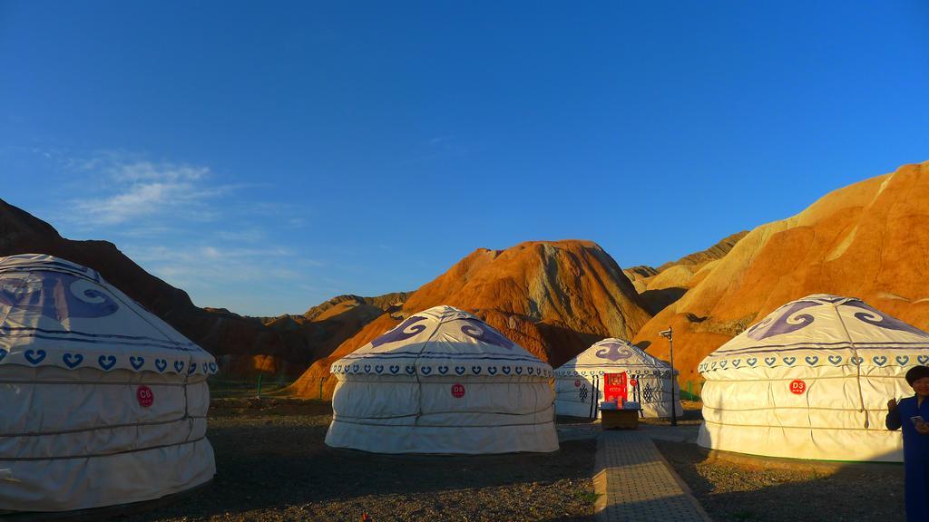 Kaoshan Tent Zhangye Buitenkant foto