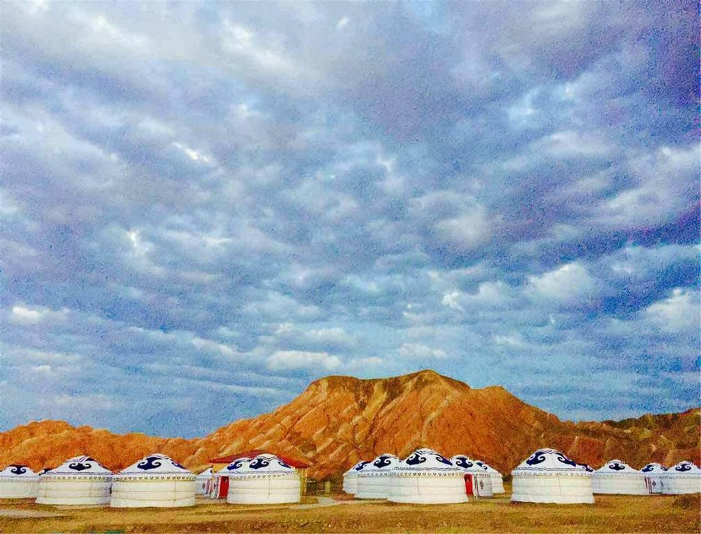 Kaoshan Tent Zhangye Buitenkant foto