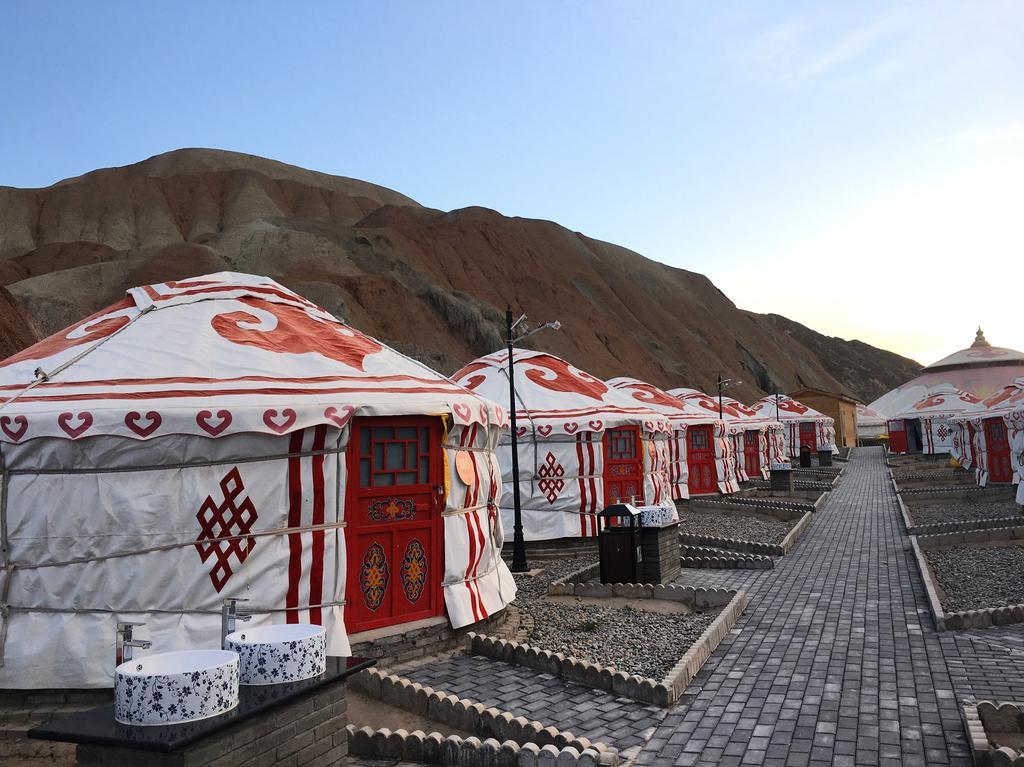 Kaoshan Tent Zhangye Buitenkant foto