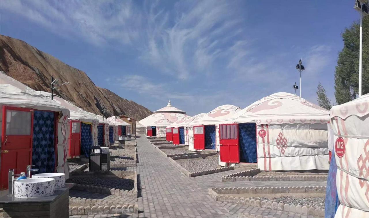 Kaoshan Tent Zhangye Buitenkant foto